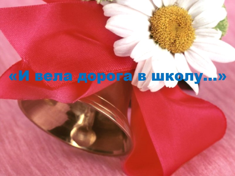 «И вела дорога в школу…»